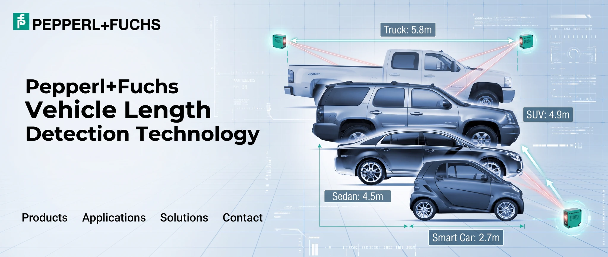 Vehicle length detection and examples of different vehicle lengths